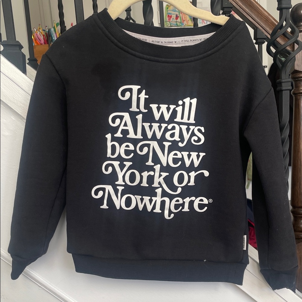 NYON black sweatshirt for kids - size small